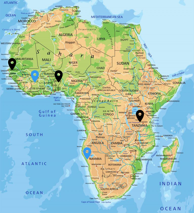 carte Afrique carte Afrique